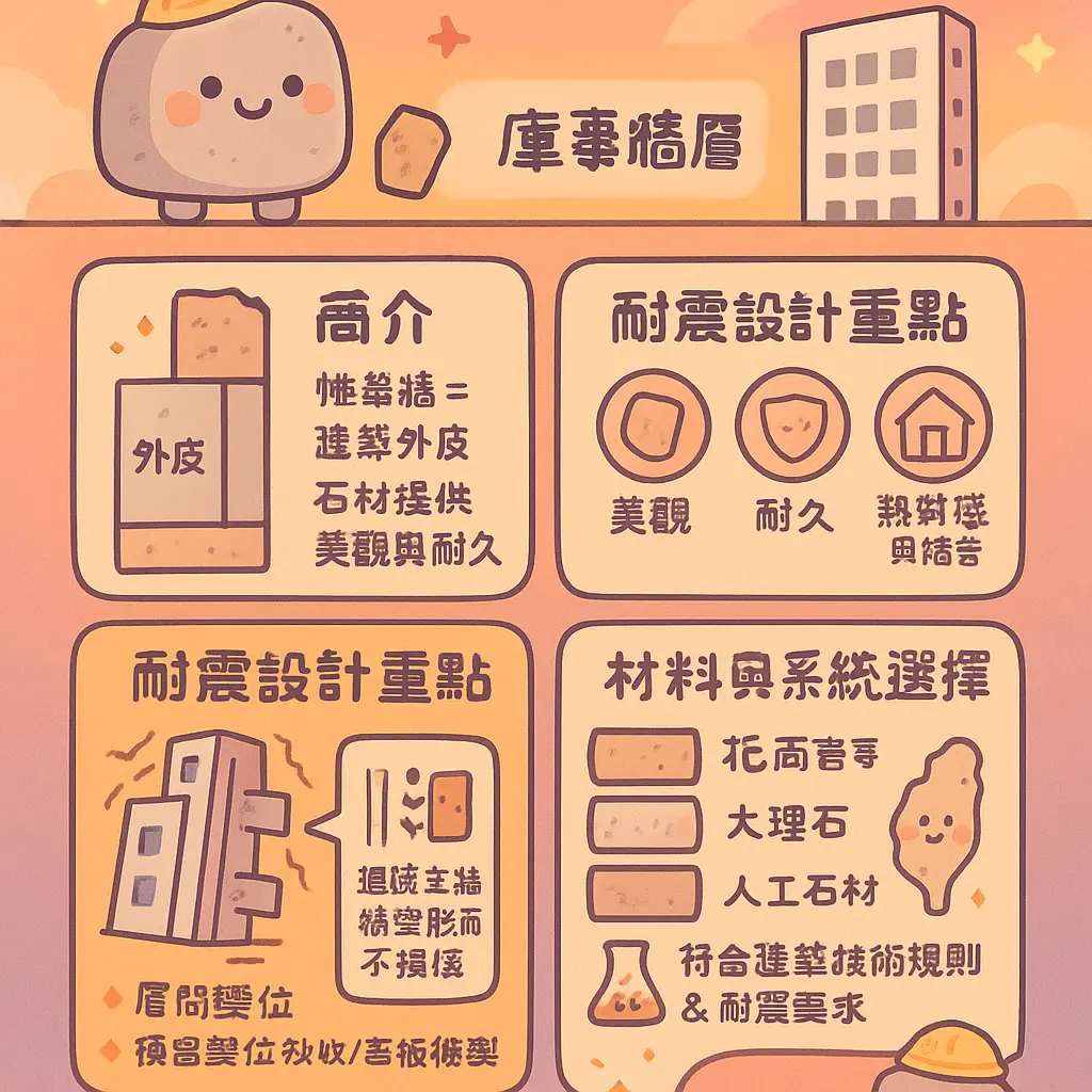 帷幕牆是什麼 - 石材