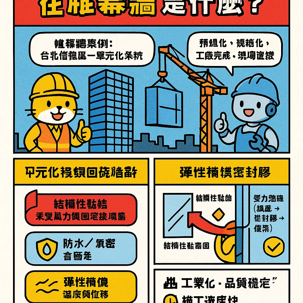 帷幕牆是什麼 - 矽酮結構密封膠