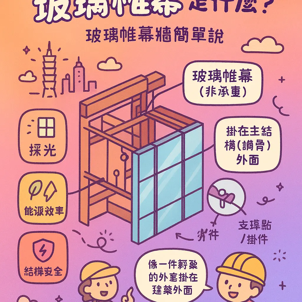 玻璃帷幕是什麼 - 帷幕牆