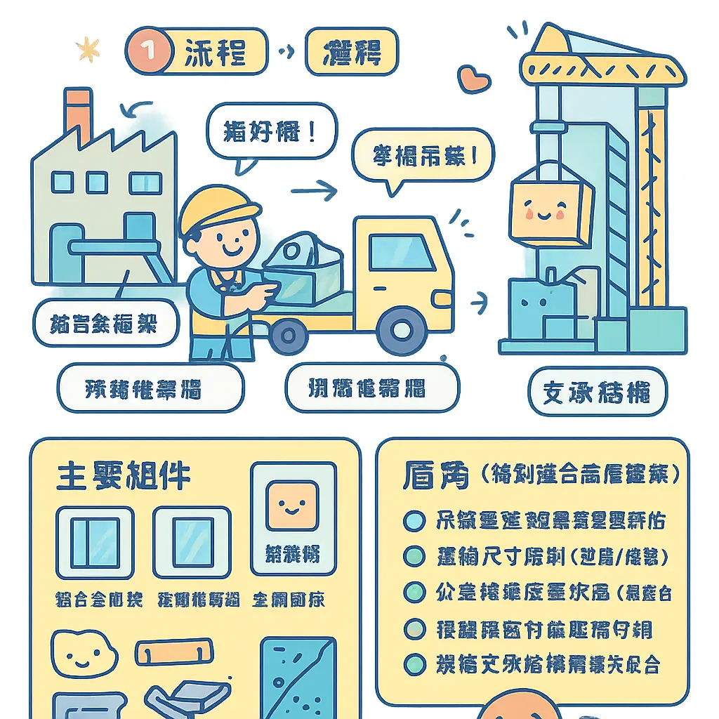 帷幕牆是什麼 - 單元化系統