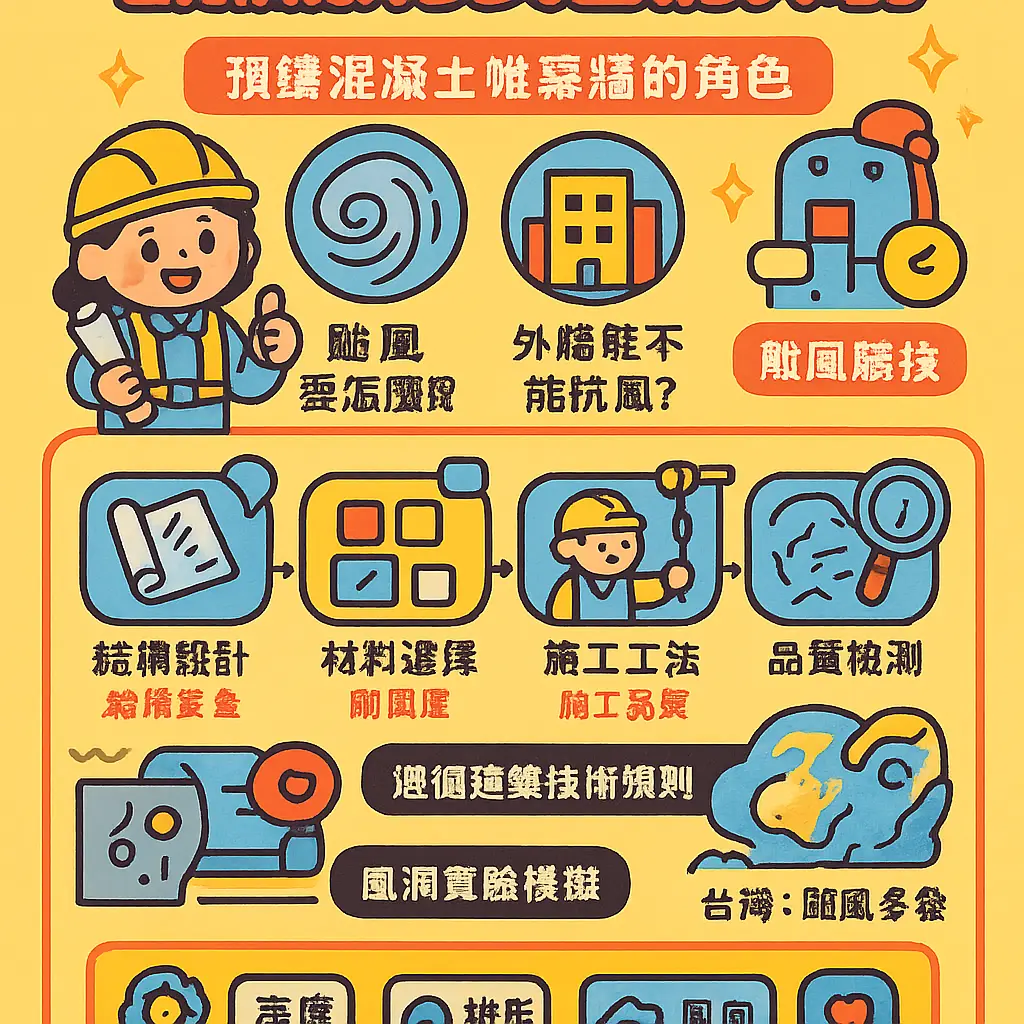 玻璃帷幕是什麼 - 預鑄混凝土帷幕牆