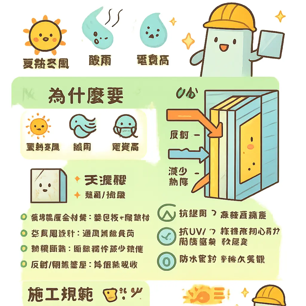 鋁帷幕牆 - 鋁包板